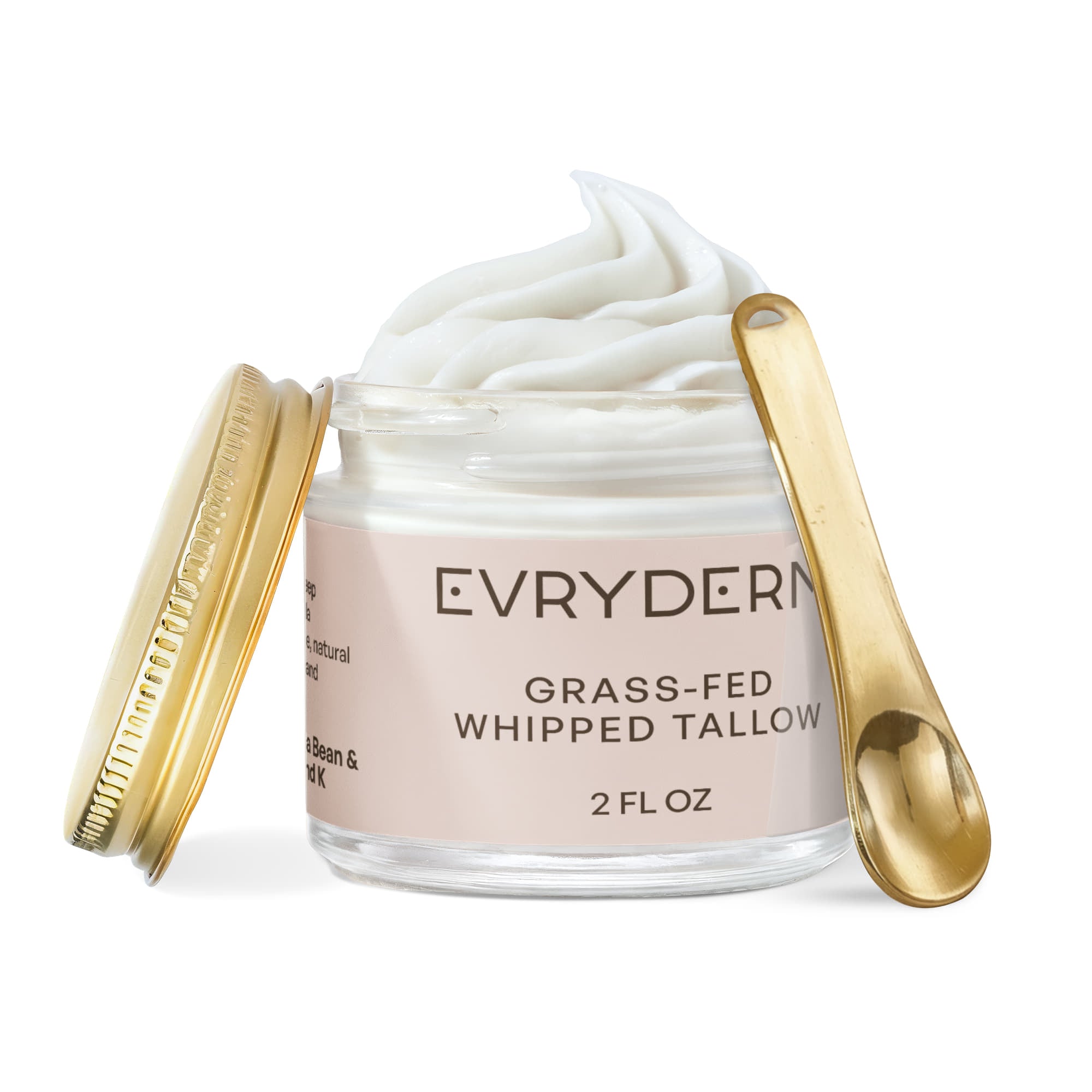 Whipped Grass-Fed Tallow Balm with Vanilla Bean